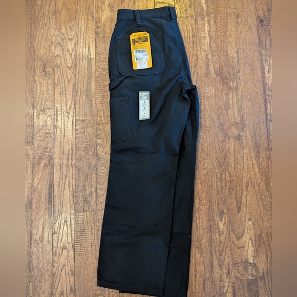 Carhartt Women's Rugged Flex Canvas Double Front Work Pants Size 12 or 14 Short - Picture 4 of 17